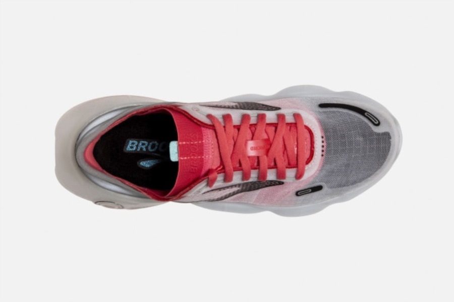 Aurora Grey-Coral-Black Brooks