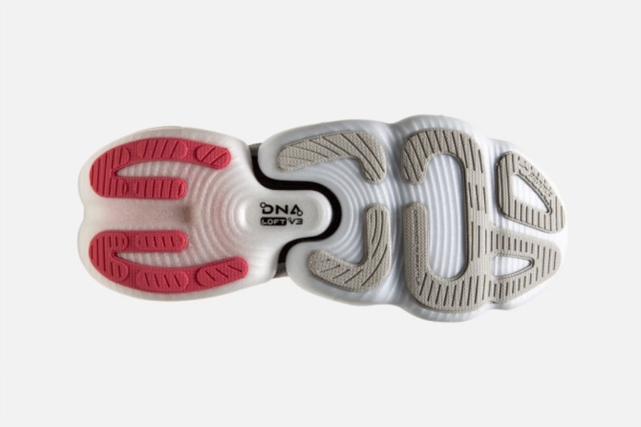 Aurora Grey-Coral-Black Brooks