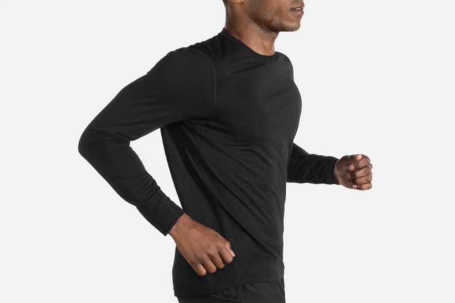 Brooks Black Distance Long Sleeve