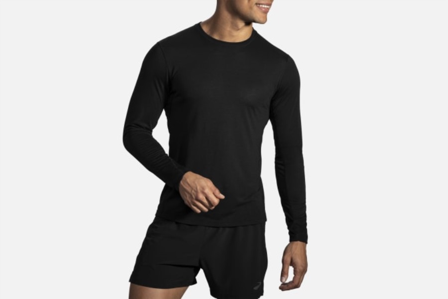 Brooks Black Distance Long Sleeve