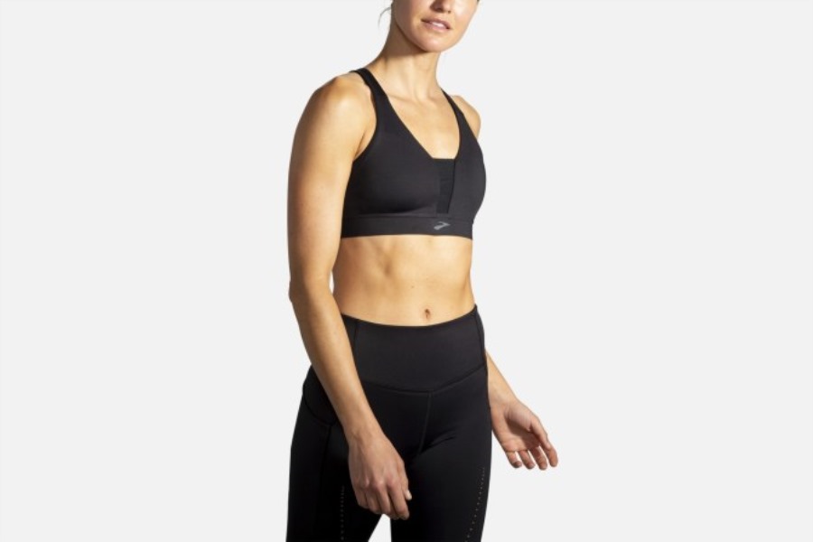 Brooks Black Drive Plunge Run Bra