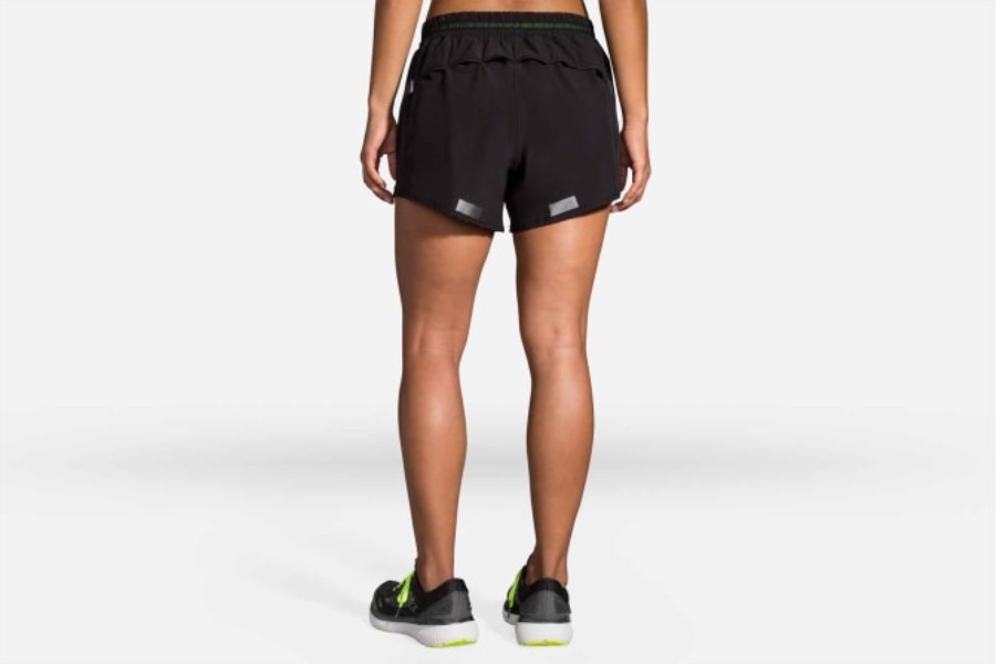 Brooks Black-Nightlife Carbonite 4 Short