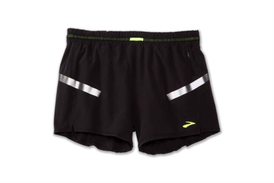 Brooks Black-Nightlife Carbonite 4 Short