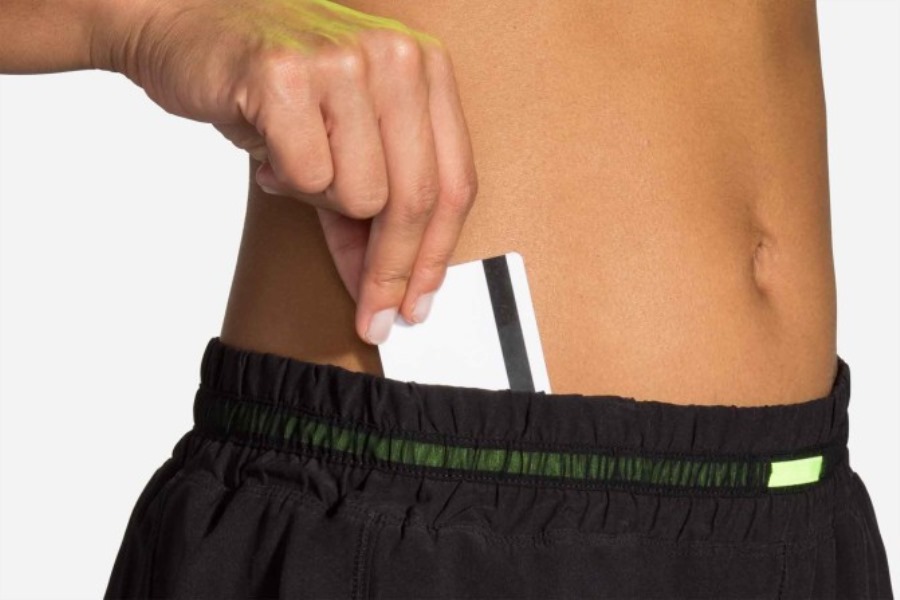 Brooks Black-Nightlife Carbonite 4 Short