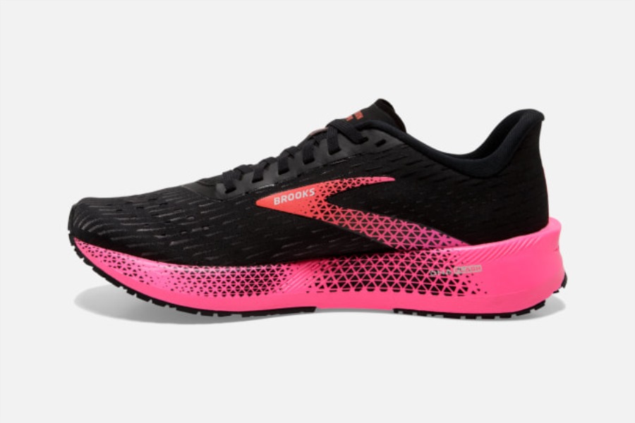 Brooks Black-Pink-Hot Coral Hyperion Tempo