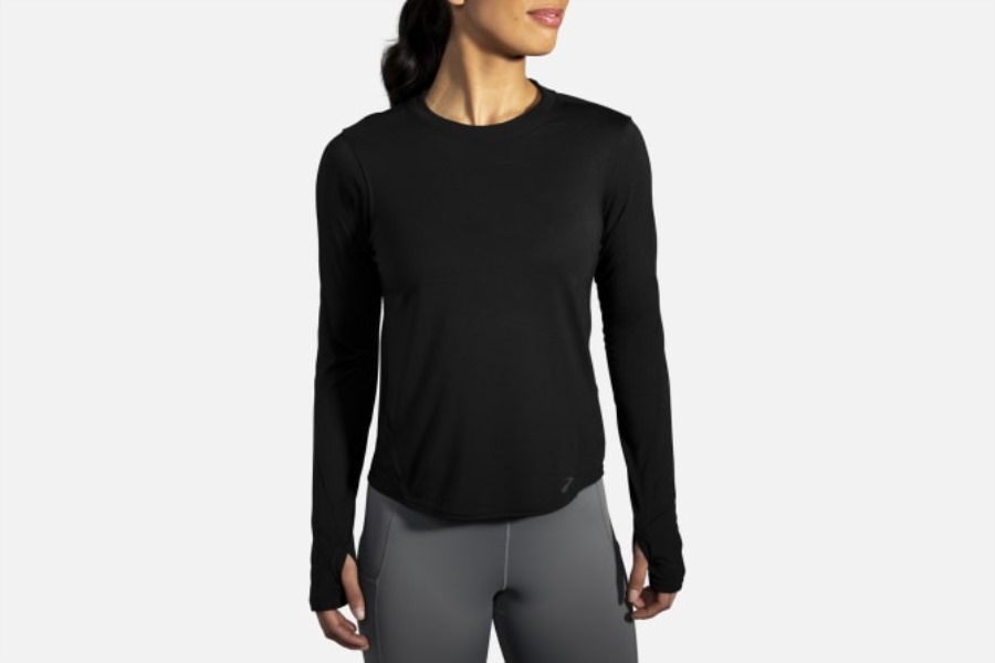 Brooks Distance Long Sleeve Black