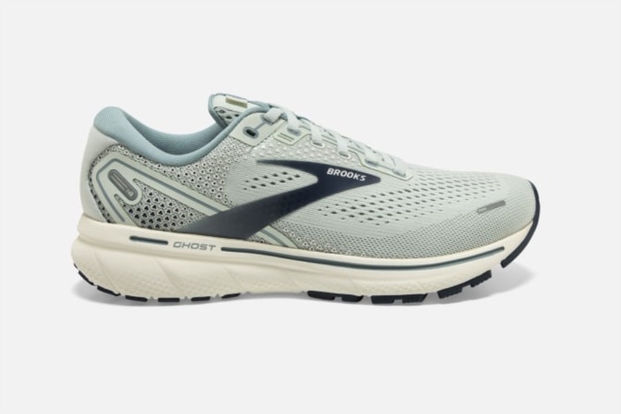 Brooks Ghost 14 Aqua-Whisper White-Navy