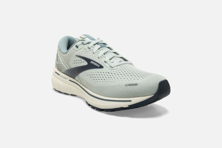 Brooks Ghost 14 Aqua-Whisper White-Navy