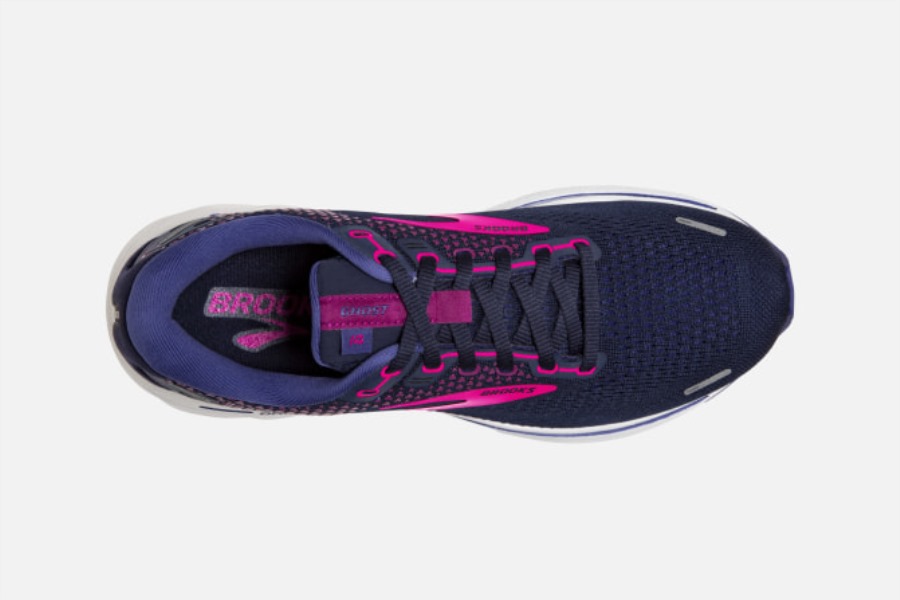 Brooks Ghost 14 Peacoat-Pink-White