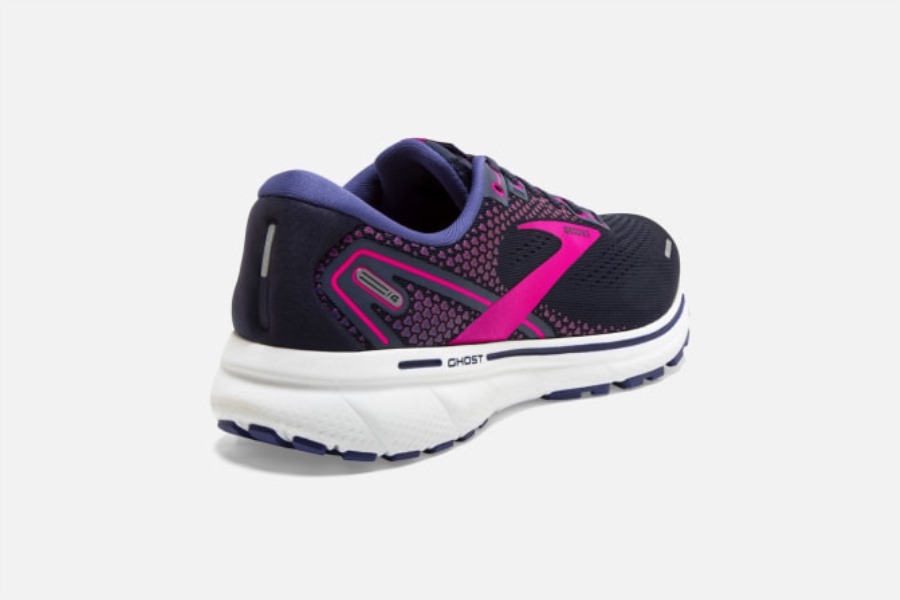 Brooks Ghost 14 Peacoat-Pink-White