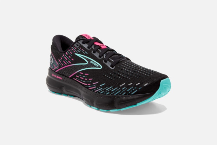 Brooks Glycerin 20 Black-Blue Light-Pink