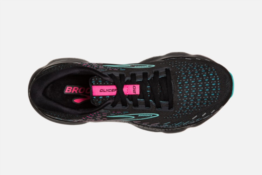 Brooks Glycerin 20 Black-Blue Light-Pink