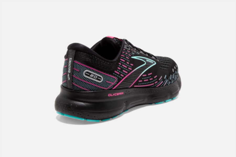 Brooks Glycerin 20 Black-Blue Light-Pink