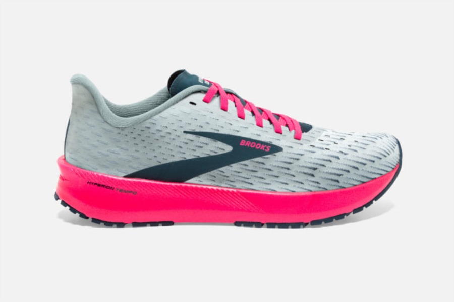 Brooks Ice Flow-Navy-Pink Hyperion Tempo