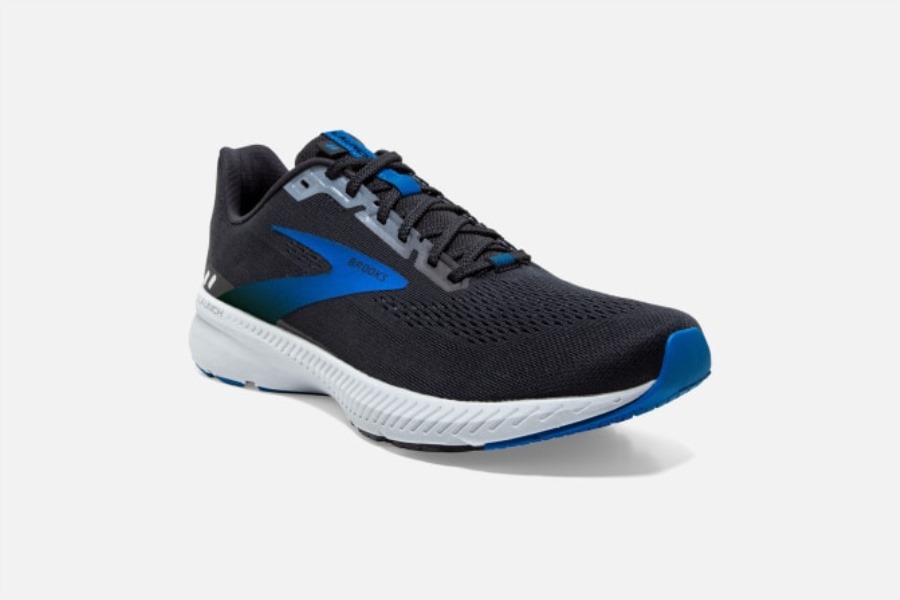 Brooks Launch 8 Black-Grey-Blue