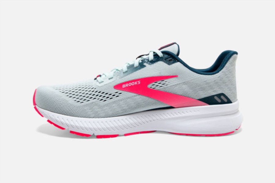 Brooks Launch 8 Ice Flow-Pink-Navy