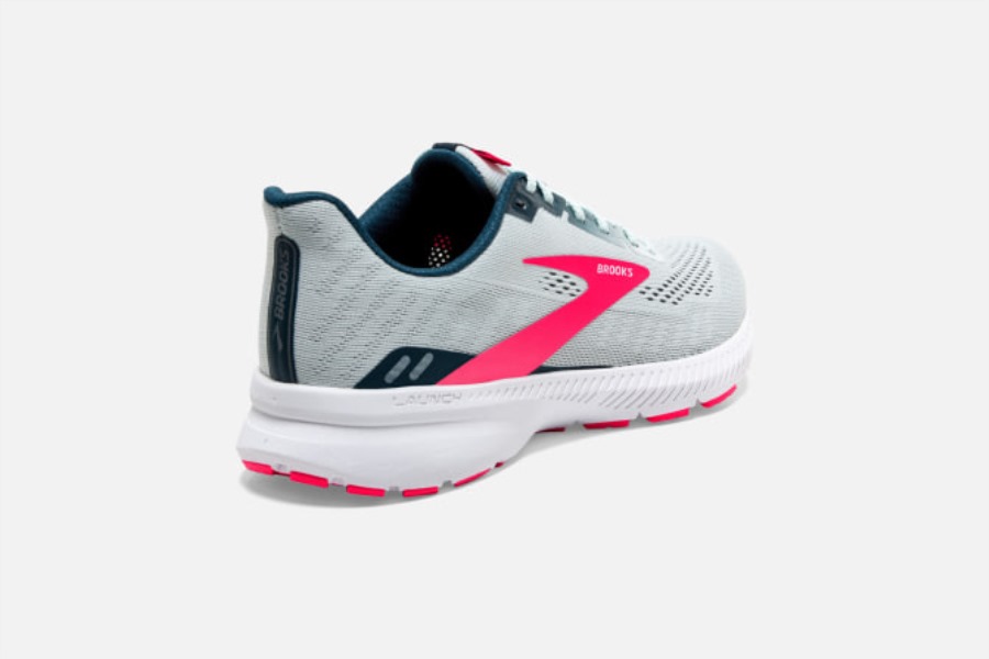Brooks Launch 8 Ice Flow-Pink-Navy