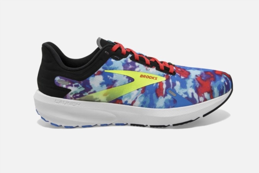 Brooks Launch 9 Tie Dye Black-Blue-Nightlife