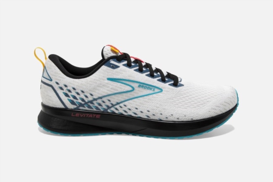 Brooks Levitate 5 White-Bluebird-Black
