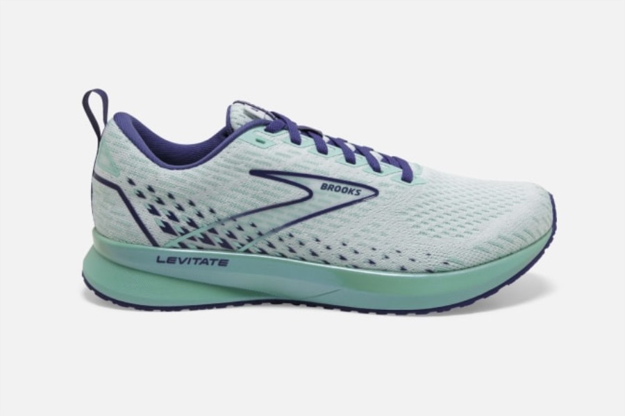 Brooks Levitate 5 White-Navy Blue-Yucca