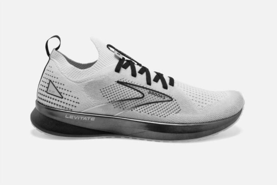 Brooks Levitate StealthFit 5 White-Grey-Black