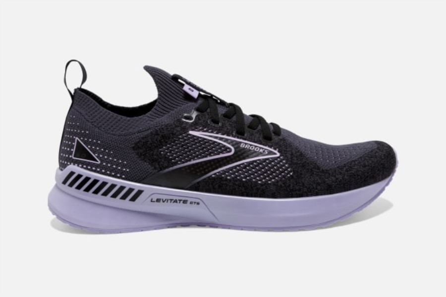 Brooks Levitate StealthFit GTS 5 Black-Ebony-Lilac