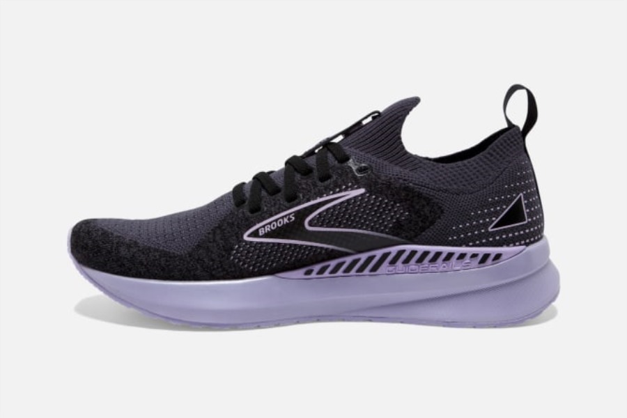 Brooks Levitate StealthFit GTS 5 Black-Ebony-Lilac