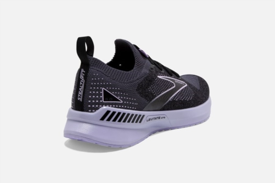 Brooks Levitate StealthFit GTS 5 Black-Ebony-Lilac