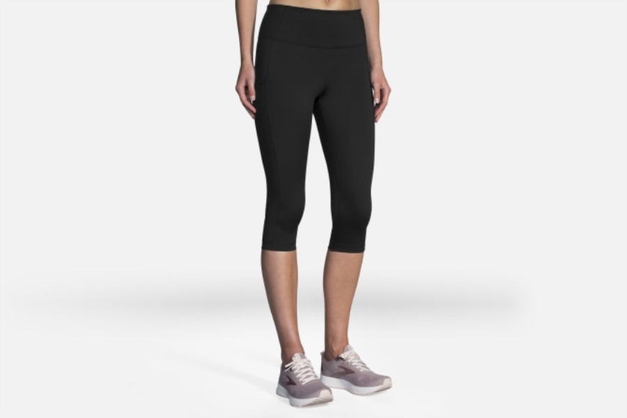 Brooks Method 1/2 Crop Tight Black