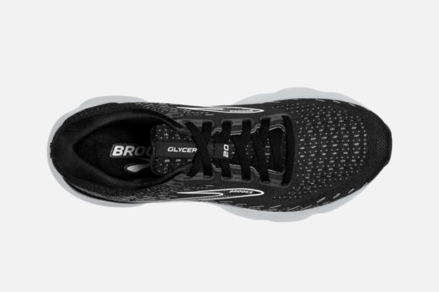 Brooks Nightlife-White-Black Hyperion Elite 2