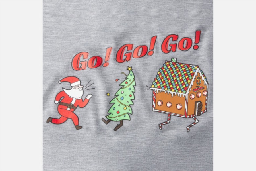 Brooks Run Merry Go Distance Graphic Long Sleeve