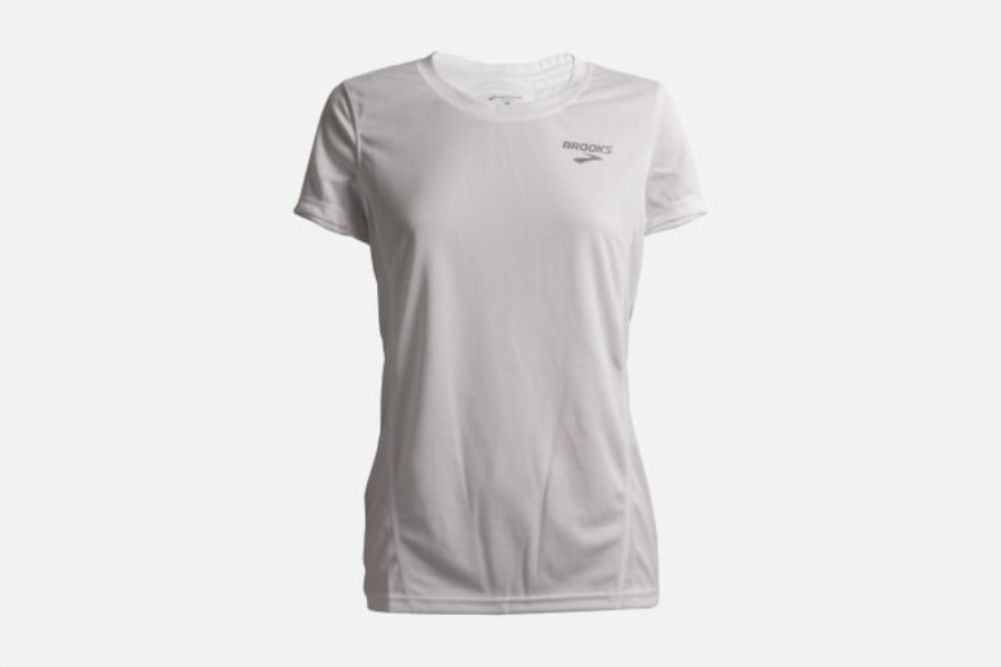 Brooks Team Tee White