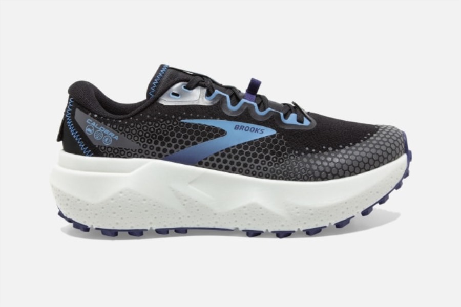 Caldera 6 Black-Blissful Blue-Grey Brooks