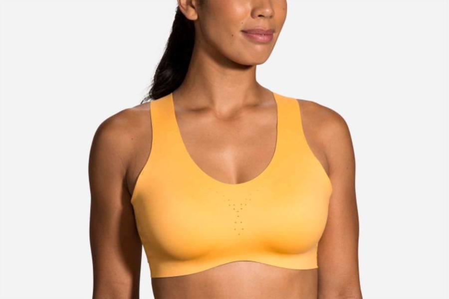 Dare Crossback Run Bra Saffron Brooks