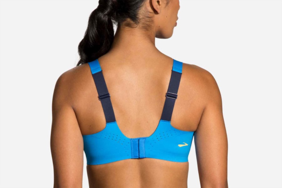 Dare Scoopback Run Bra Blue Bolt-Navy Brooks