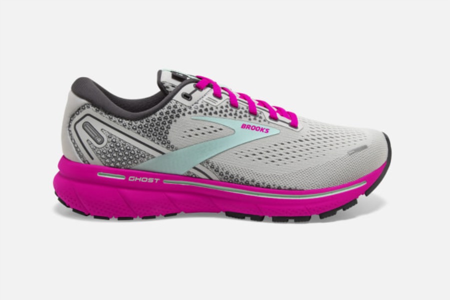 Ghost 14 Oyster-Yucca-Pink Brooks