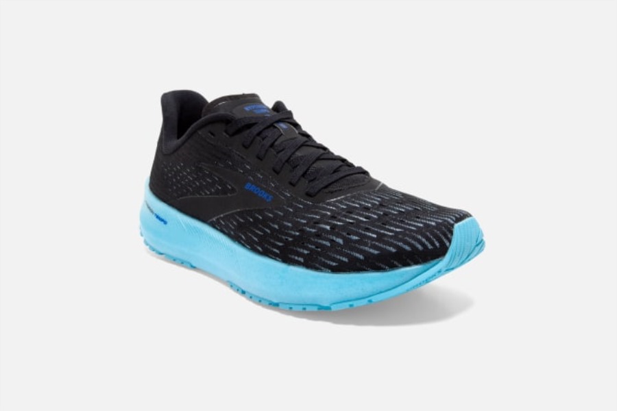 Hyperion Tempo Black-Iced Aqua-Blue Brooks