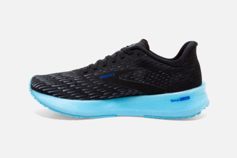 Hyperion Tempo Black-Iced Aqua-Blue Brooks