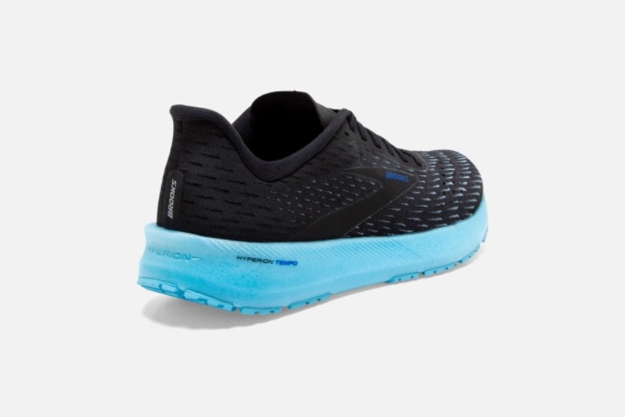 Hyperion Tempo Black-Iced Aqua-Blue Brooks