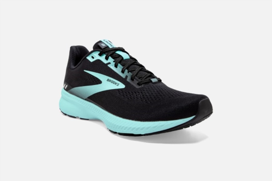 Launch 8 Black-Ebony-Blue Tint Brooks