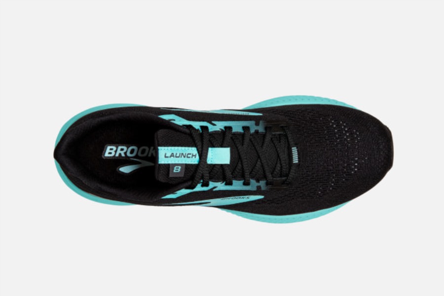 Launch 8 Black-Ebony-Blue Tint Brooks