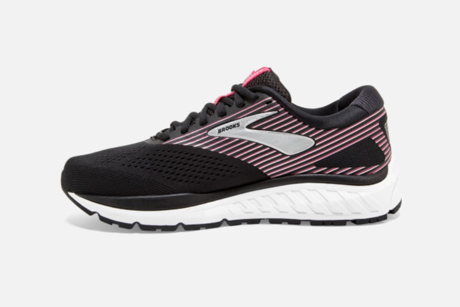 Addiction 14 Black-Hot Pink-Silver Brooks