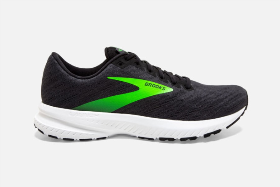 Brooks Launch 7 Ebony-Black-Gecko