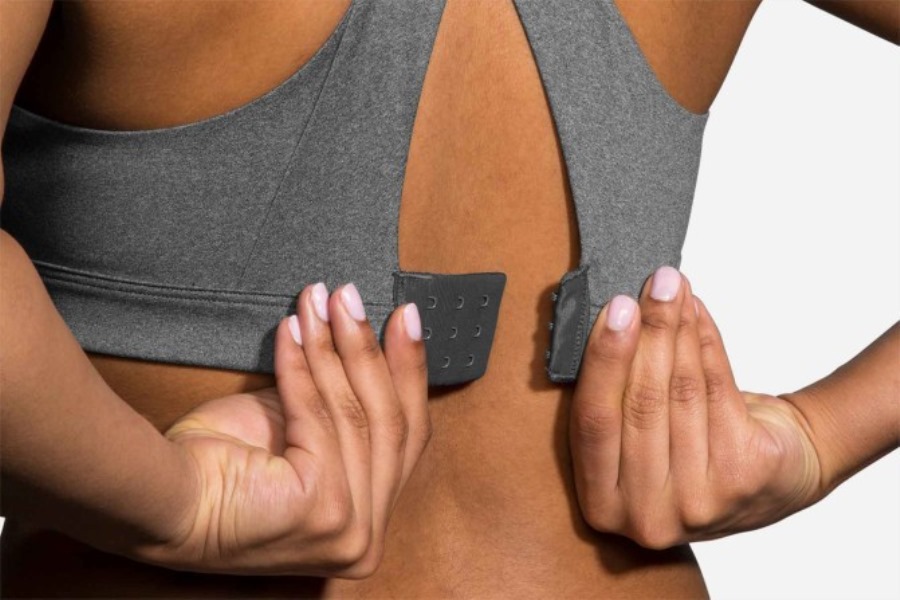 Juno Bra Heather Asphalt B Brooks