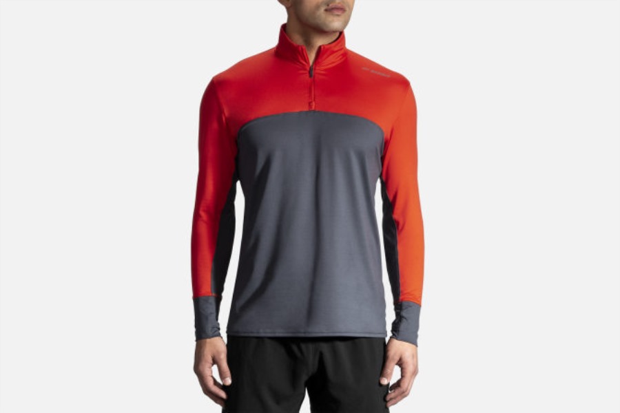 Brooks Asphalt-Lava Dash 1/2 Zip