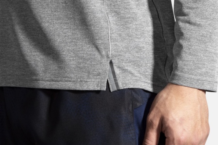 Brooks Heather Asphalt Ghost Long Sleeve