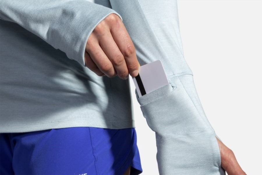 Dash Hoodie Heather Glacier Brooks