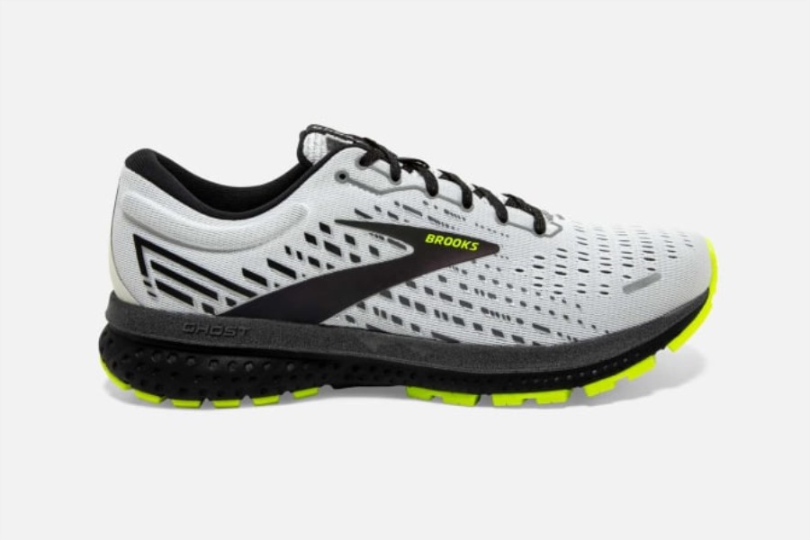Brooks Ghost 13 Le White-Black-Nightlife