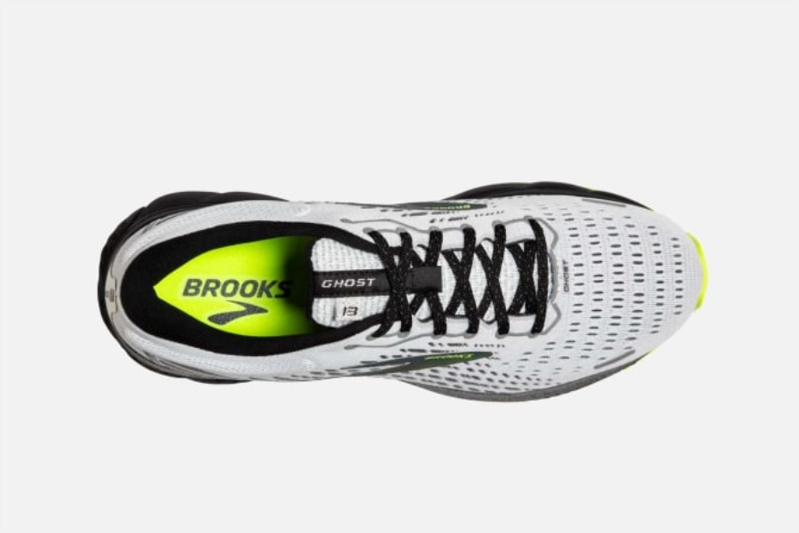 Brooks Ghost 13 Le White-Black-Nightlife