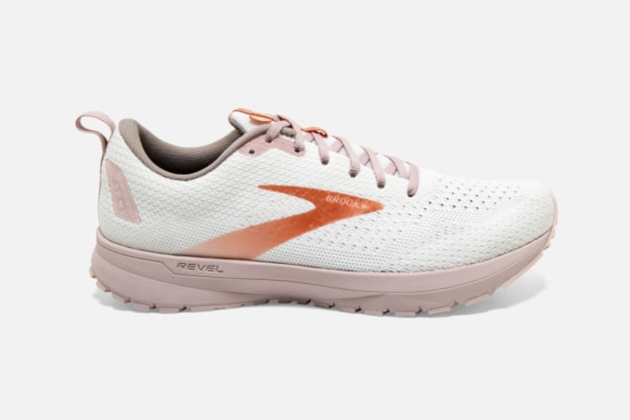 Brooks Revel 4 White-Violet-Copper
